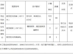 克拉瑪依某單位車庫標牌制作詢價邀請書